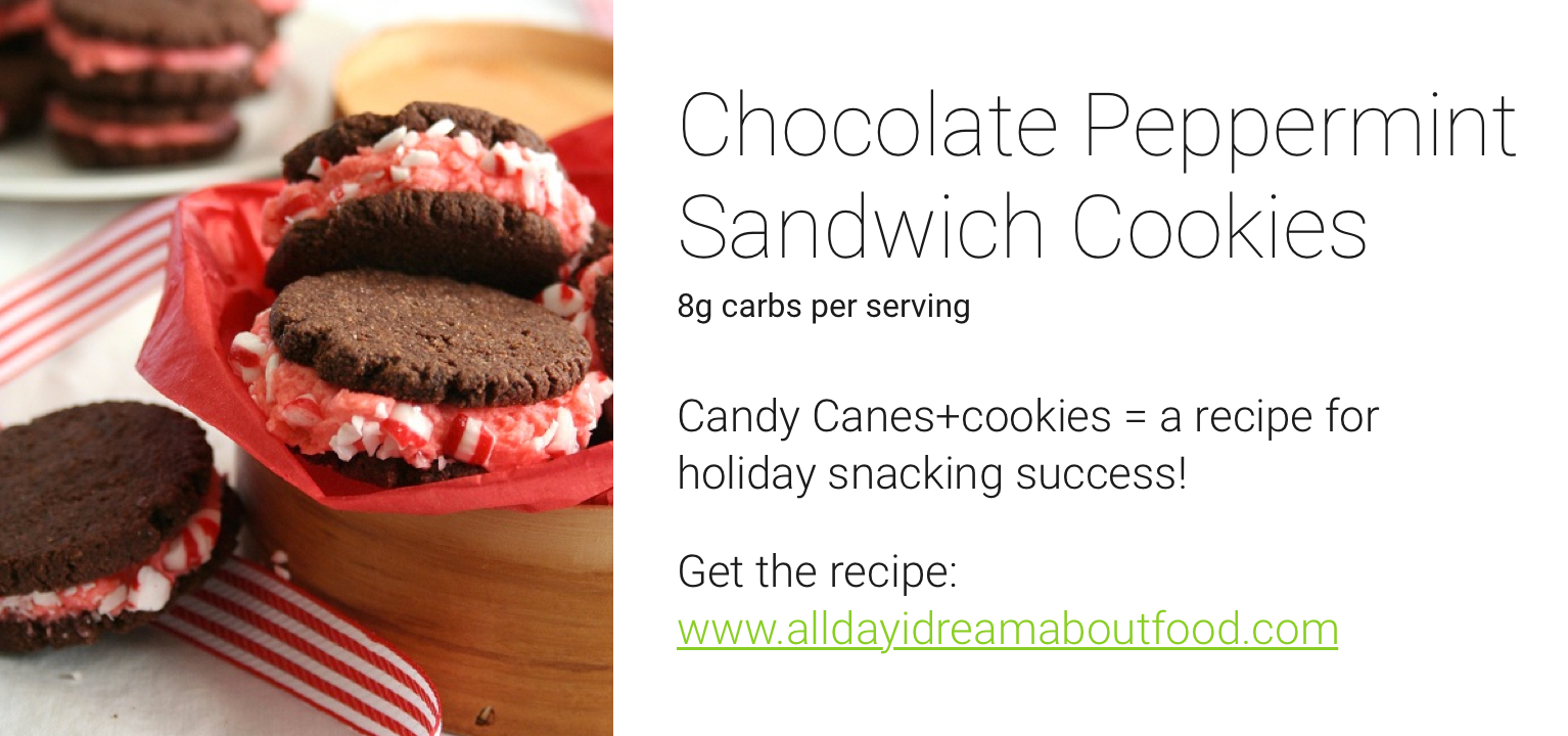 one drop holiday recipes - chocolate peppermint sandwich