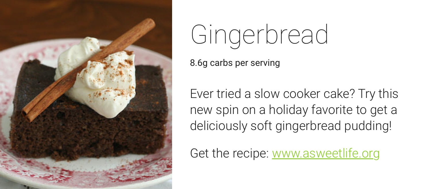 one drop holiday recipes - gingerbread